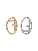 FENDI boucles d'oreilles FF - Métallisé FENDI boucles d'oreilles FF - Métallisé