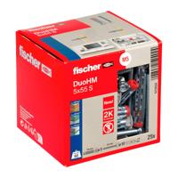 Wandpluggen en schroeven Fischer DUO HM Ø 10 x 55 mm (25 Stuks)