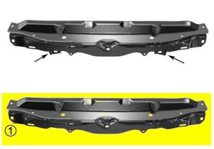 Slotplaat Motorkap 5/99+ Typ Ii 4049673