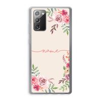 Rozen: Samsung Galaxy Note 20 / Note 20 5G Transparant Hoesje Rozen: Samsung Galaxy Note 20 / Note 20 5G Transparant Hoesje