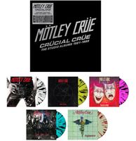 Mötley Crüe - Crücial Crüe: The Studio Albums 1981-1989 (Gekleurd Vinyl) (Boxset) 5LP - thumbnail