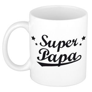 Super papa mok / beker voor Vaderdag 300 ml