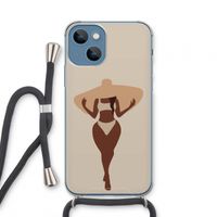 Let's get salty: iPhone 13 mini Transparant Hoesje met koord