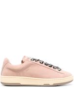 Lanvin baskets à patch logo - Rose