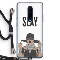 Slay All Day: OnePlus 7 Pro Transparant Hoesje met koord
