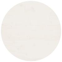Tafelblad Ø70x2,5 cm massief grenenhout wit - thumbnail