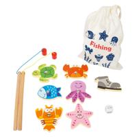 Small Foot - houten vishengel reisspel
