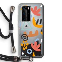Abstract: Huawei P40 Pro Transparant Hoesje met koord