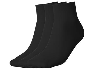 esmara 3 Paar sokken (Zwart, 39-42)