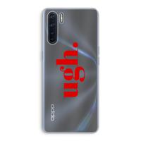 Ugh: Oppo A91 Transparant Hoesje