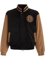 Bally veste bomber à patch logo - Noir Bally veste bomber à patch logo - Noir