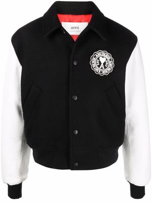 AMI Paris veste bomber Ami De Coeur - Noir