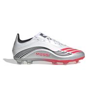 adidas F50 Messi Elite Gras Voetbalschoenen (FG) Kids Wit Zilver Rood