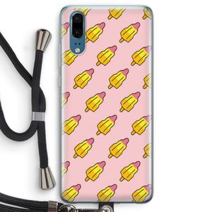 Waterijsjes: Huawei P20 Transparant Hoesje met koord