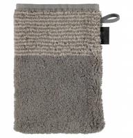 Cawö Cawo Two-Tone Washandje Grafiet 16x22