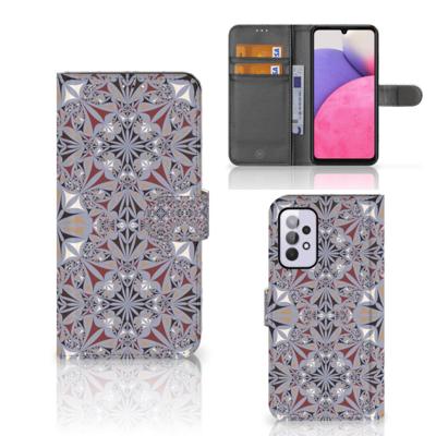 Samsung Galaxy A33 5G | Bookcase | Flower Tiles