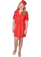 Stewardess rood