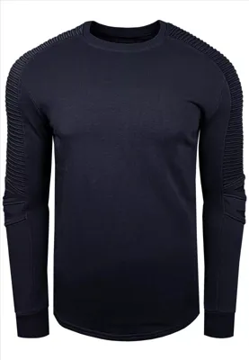 RustyNeal - Heren Trui - Marine - Longsleeve - Modernfit