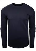 RustyNeal - Heren Trui - Marine - Longsleeve - Modernfit