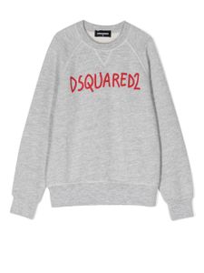 DSQUARED2 KIDS sweat à logo imprimé - Gris