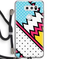 Pop Art #2: LG V30 Transparant Hoesje met koord