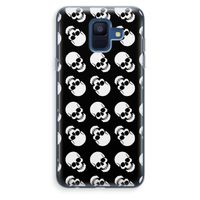 Musketon Skulls: Samsung Galaxy A6 (2018) Transparant Hoesje