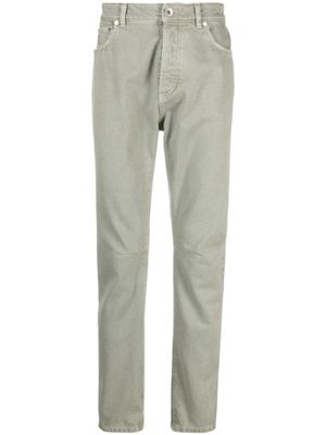 Brunello Cucinelli jean à coupe droite - Vert