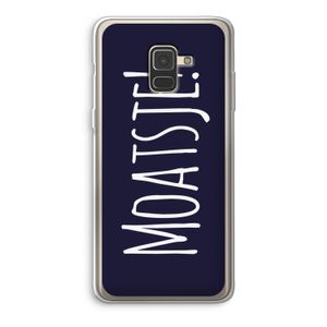 Moatsje!: Samsung Galaxy A8 (2018) Transparant Hoesje
