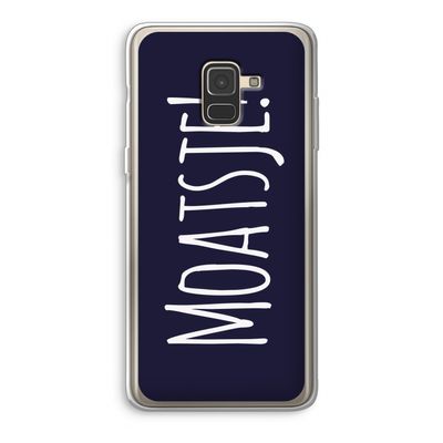 Moatsje!: Samsung Galaxy A8 (2018) Transparant Hoesje