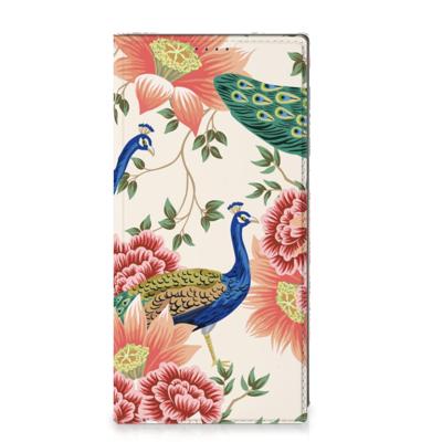 Smartphone hoesje voor Samsung Galaxy S25 Ultra Pink Peacock