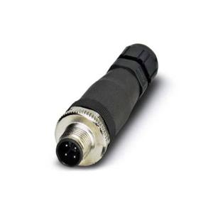 Phoenix Contact 1556870 Sensor/actuator connector, niet geassembleerd M12 Aantal polen (sensoren): 4 Stekker, recht 1 stuk(s)