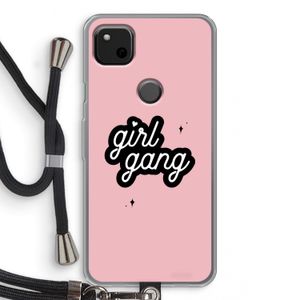 Girl Gang: Pixel 4a Transparant Hoesje met koord