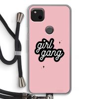Girl Gang: Pixel 4a Transparant Hoesje met koord