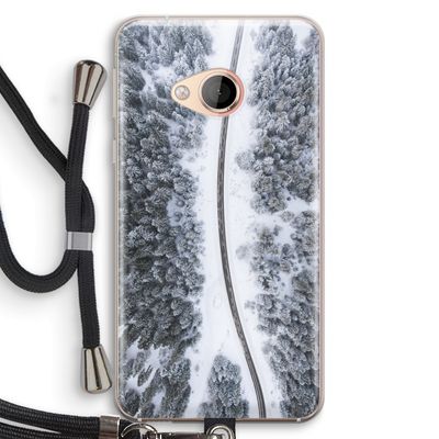 Snøfall: HTC U Play Transparant Hoesje met koord