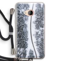 Snøfall: HTC U Play Transparant Hoesje met koord