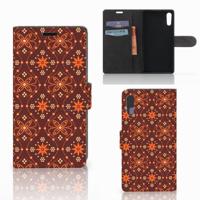 Sony Xperia XZ | Sony Xperia XZs | Telefoon Hoesje | Batik Brown