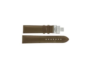 Horlogeband Tissot QUADRATO GENT / T600021061 / T0055101626700A Leder Bruin 20mm