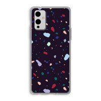 Dark Rounded Terrazzo: OnePlus 9 Transparant Hoesje