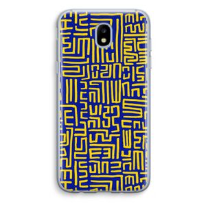 Majorelle Blue Print: Samsung Galaxy J5 (2017) Transparant Hoesje
