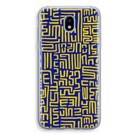 Majorelle Blue Print: Samsung Galaxy J5 (2017) Transparant Hoesje