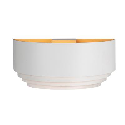 Highlight Design wandlampElena wit met goud - W3646.00