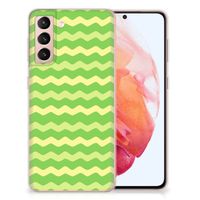 Samsung Galaxy S21 TPU bumper Waves Green