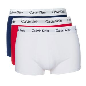 Calvin Klein boxershorts low rise rood-wit-blauw