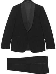 Gucci costume à simple boutonnage - Noir