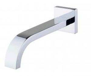 Wiesbaden inbouw-uitloop vierkant 25 cm 1/2&apos;&apos; chroom