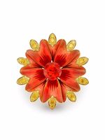 Pragnell bague Wildflower en or 18ct ornée d'opale