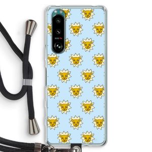 Leeuwenkoppen: Sony Xperia 5 III Transparant Hoesje met koord