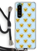 Leeuwenkoppen: Sony Xperia 5 III Transparant Hoesje met koord