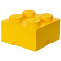 LEGO Brick 4 opbergbox - geel