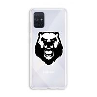 Angry Bear (white): Galaxy A71 Transparant Hoesje